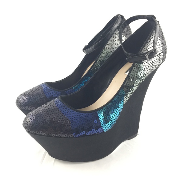 H by Halston Platform Wedge Sandals - Picture 2 of 8